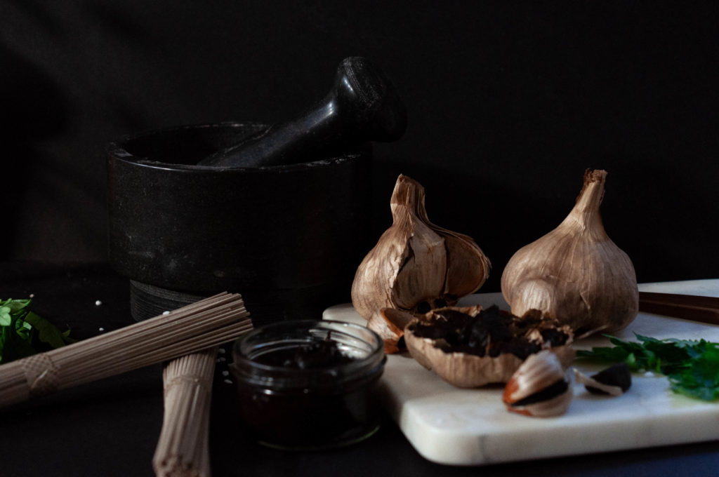 Ail noir - Black Garlic - L'étuverie - Recettes, Recipies, Organic Meal - Vegan -