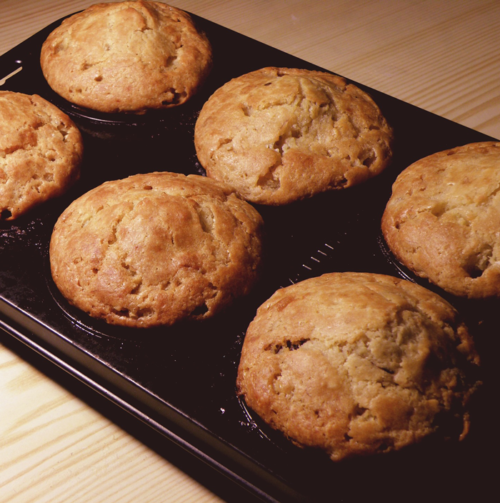 Muffins au miel et ail noir bio