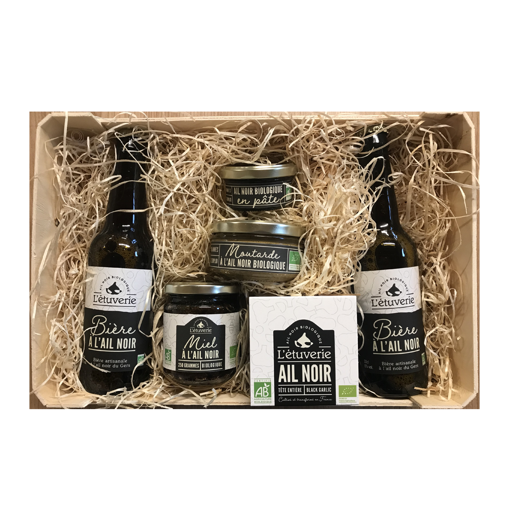 Coffret cadeau excellence - Ail noir biologique - Artisanal -  Francewordpress