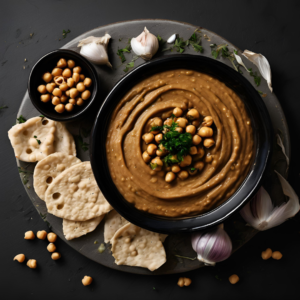 Black garlic Hummus